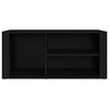 vidaXL Shoe Cabinet Black 100x35x45 cm Engineered Wood