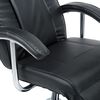 vidaXL TV Armchair Black Faux Leather