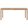 vidaXL Garden Dining Table 180x90x77 cm Solid Teak Wood