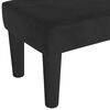 vidaXL Bench Black 70x30x30 cm Velvet