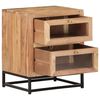 vidaXL Bedside Cabinet 40x30x50 cm Solid Acacia Wood