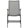 vidaXL Folding Mesh Chairs 4 pcs Steel Anthracite