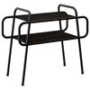 vidaXL Coffee Table Black Oak 60 x 30 x 51 cm Engineered Wood