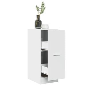 vidaXL Apothecary Cabinet White 30x41x77,5 cm Engineered Wood