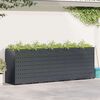 vidaXL Wheelie Bin Storage for 5 Bins Anthracite 340 x 77.5 x 121.5 cm