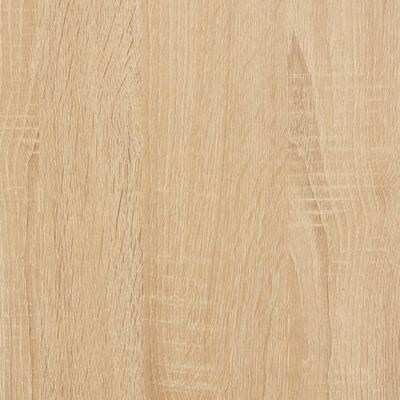 vidaXL Bed Frame Sonoma Oak 90x190 cm Single Engineered Wood