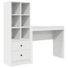 vidaXL Desk White 135.5 x 40 x 127 cm 2 pcs