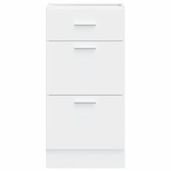 vidaXL Bottom Cabinet Lyon White 40x46x81.5 cm Engineered Wood
