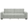 vidaXL 3-Seater Sofa Light Grey 220x78x84 cm Velvet