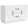 vidaXL Sideboard White 89 x 34.5 x 57 cm Engineered Wood
