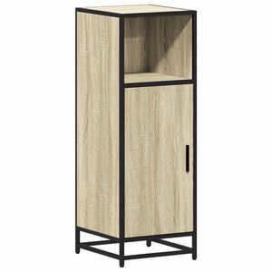 vidaXL Bathroom Cabinet Sonoma Oak 35x37,5x100 cm Engineered Wood