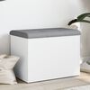 vidaXL Storage Bench White 62x42x45 cm Engineered Wood