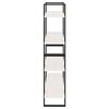 vidaXL 4-Tier Book Cabinet White 100x30x140 cm Solid Pine Wood