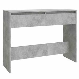 vidaXL Console Table Concrete Grey 100x35x76,5 cm Engineered Wood