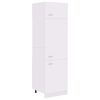vidaXL Fridge Cabinet | White | Engineered wood | Large | Fridge Cabinet