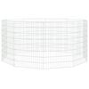 vidaXL Free Range Animal Enclosure 10-Panel 54x80 cm Galvanised Iron