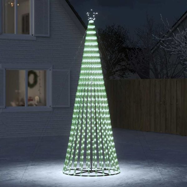 vidaXL LED Christmas Tree 688 LEDs Cold White 300 cm