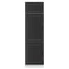 vidaXL Kitchen Cupboard "Porto" Black Engineered Wood