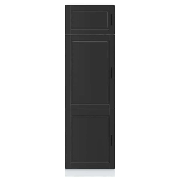 vidaXL Kitchen Cupboard "Porto" Black Engineered Wood