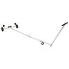 vidaXL Adjustable Boat Trailer with Pneumatic Tires 200 kg Load Silver