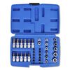 Torx Bit and Star Socket Set 34 pcs with Storage Case