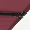 vidaXL Garden Parasol with Aluminium Pole 180x110 cm Bordeaux Red