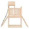 vidaXL Playhouse with Climbing Wall Solid Wood Pine