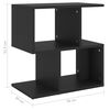 vidaXL Bedside Cabinets 2 pcs Black 50x30x51.5 cm Engineered Wood