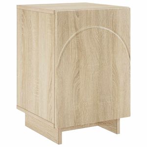 vidaXL Bedside Cabinet Sonoma Oak 33.5 x 34.5 x 50 cm Engineered Wood