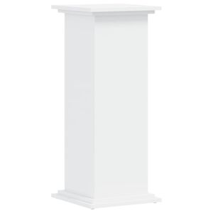 vidaXL Plant Stand White 33 x 33 x 80 cm Engineered wood