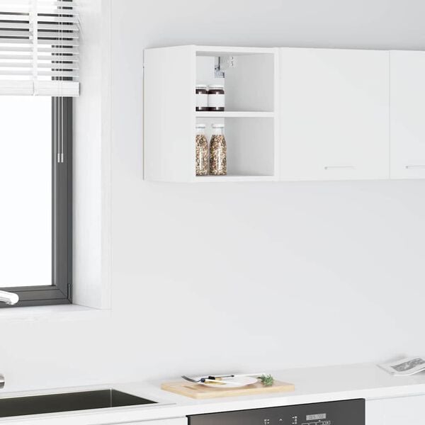 vidaXL Hanging Cabinet Riga White 30 x 29.5 x 40 cm Engineered Wood