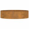 vidaXL Garden Planter Brown 80 x 80 x 20 cm Weathering Steel