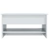 vidaXL Coffee Table High Gloss White 80x50x40 cm Engineered Wood