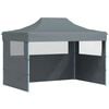 vidaXL Professional Folding Party Tent 3 Sidewalls 3x4 m Anthracite