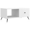 vidaXL Coffee Table White 90 x 50 x 40 cm Engineered Wood
