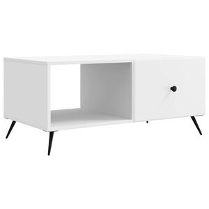 vidaXL Coffee Table White 90 x 50 x 40 cm Engineered Wood
