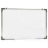 vidaXL Magnetic Dry-erase Whiteboard White 60x40 cm Steel