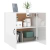 vidaXL Wall Cabinet High Gloss White 60x31x60 cm Engineered Wood