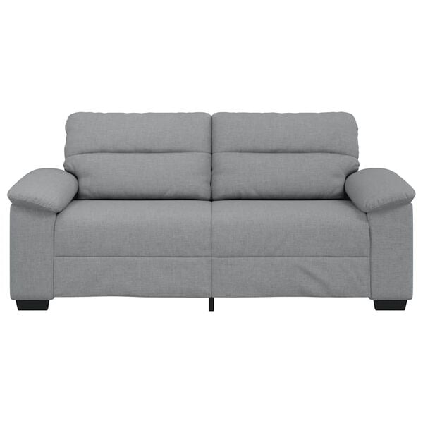 vidaXL 2-Seater Sofa&nbsp;Light Grey 180x81x84 cm Fabric