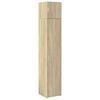 vidaXL Slim Storage Cabinet Sonoma Oak 40x42,5x225 cm Engineered Wood
