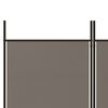 vidaXL 5-Panel Room Divider Anthracite 250x220 cm Fabric