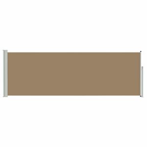 vidaXL Retractable Side Awning 500 x 100 cm Polyester Rectangular
