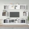 vidaXL 6 Piece TV Cabinet Set White Engineered Wood