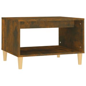 vidaXL Coffee Table Smoked Oak 60x50x40 cm Engineered Wood