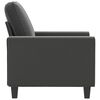 vidaXL Sofa Chair Dark Grey 60 cm Microfibre Fabric