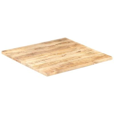 vidaXL Table Top Solid Mango Wood 25-27 mm 80x80 cm
