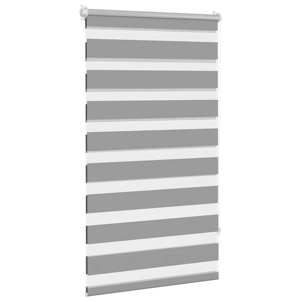 vidaXL Zebra blind 90.9x150 cm Fabric Width 86.7 cm grey