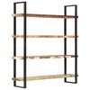 vidaXL 4-Tier Bookcase 160x40x180 cm Solid Reclaimed Wood