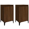 vidaXL Bedside Cabinets 2 pcs Brown Oak 40x35x70 cm Engineered Wood