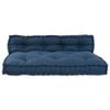 vidaXL Sofa Cushion 2 pcs Indigo Fabric